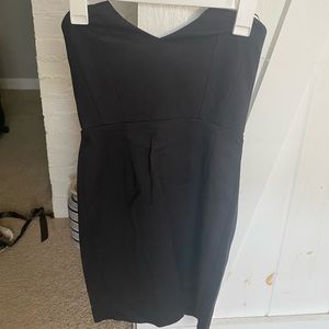 Privee size small black strapless dress
